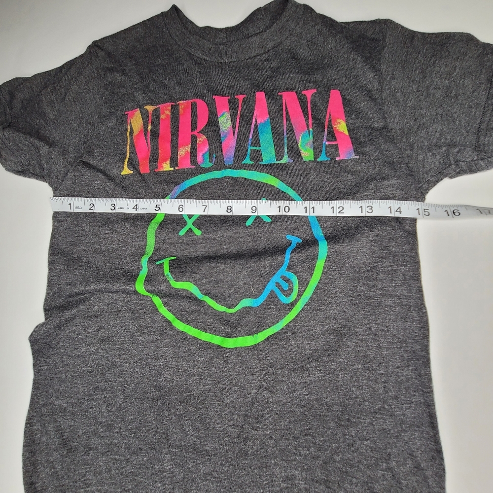 New Without Tags Nirvana Vintage Retro Smiley Fac… - image 4